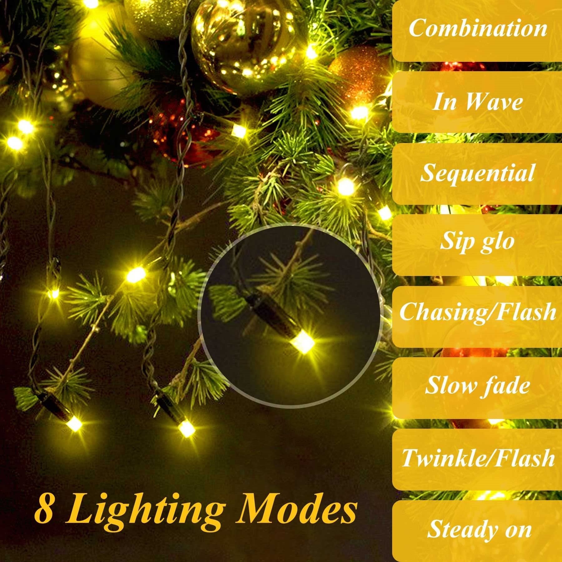 🎄Last Day 49% OFF - 🔥Christmas Tree Waterfall Lights with Ring