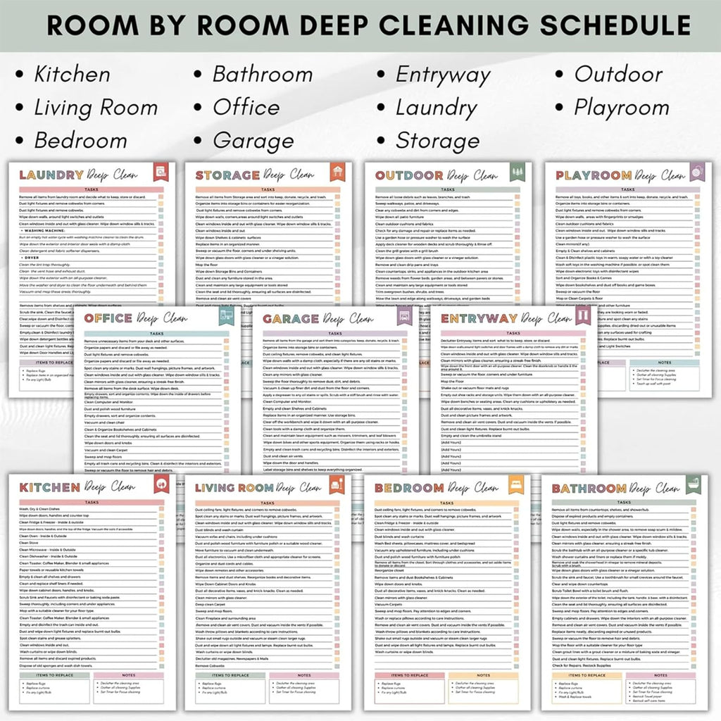 ADHD Cleaning & Organizing Toolkit - Chore Planner