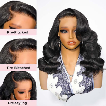🔥Final 3 Hours: 70%OFF🔥 Glueless Body Wave Wig | 6×8 Lace, Pre-Cut & Ready to Wear