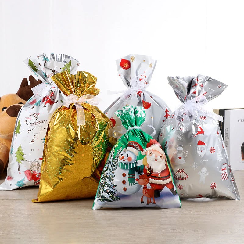 🏆Flash Sale⚡ 50K+ SOLD! MerryPouch Christmas Tie Gift Bag