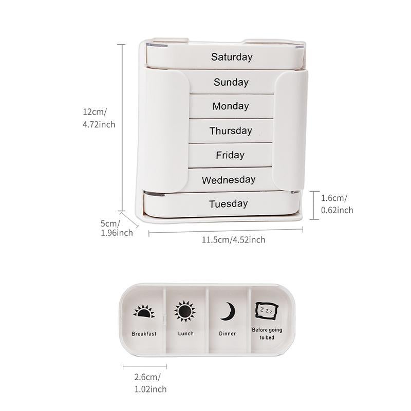 💊 Stay on Track - 49% OFF - ✨7-Day Medication Organizer - For Effortless Health Management! 📅